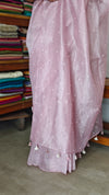 Lilac Tissue Organza Saree - 3637