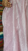 Lilac Tissue Organza Saree - 3637