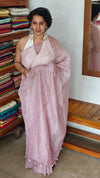 Lilac Tissue Organza Saree - 3637