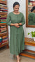 Dark Sage Green Cotton 2 piece Coord Set - RC69