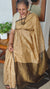 Beige Printed Chanderi Saree with Zari Palla - T833