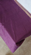 Grape Wine Chanderi Tussar Silk Saree - ANX19