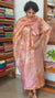 Nude Pink Woven Tussar Silk Shibori Suit - 2938