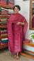 Rogue Pink Embroidered Noel Tussar Silk Suit - 4955