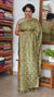 Moss Green Zari Checked Tussar Silk Saree - NZ91