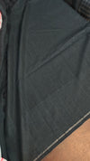 Black and Gold Checked Semi Silk Saree - 9733