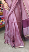 Mauve Printed Pure Kota Silk Saree - KTS3