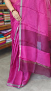 Rani Pink Printed Pure Kota Silk Saree - KTS3