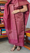 Dark Maroon Noel Tussar Silk Suit - MNT4