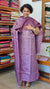Dark Lavender Semi Tussar Suit with Copper Thread Embroidery - TTV4