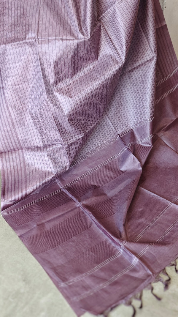 Muave Woven Noel Tussar Silk Saree - 34NU