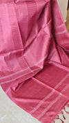 Maroon Woven Noel Tussar Silk Saree - 34NU