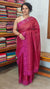 Maroon Kota Saree with Dark Pink Cutwork borders - 409M