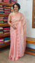 Pastel Peach Kota Saree with Cutwork Borders - 409M
