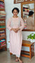 Light peach Long top with Pin Tucks