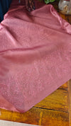 Blush Pink Embroidered Tussar Silk Saree - ETS25