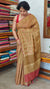 Golden Mustard with Brick Red Embroidered Kota Saree - 329N