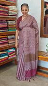 Muave Embroidered Kota Saree - 329N