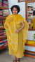 Mustard Yellow Block Printed Kota Doria Suit - GD331