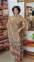 Black and Brick Red Block Printed Kota Doria Suit - GD331
