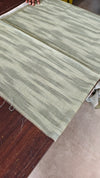 Fern Green Linen Tissue Saree with Hand Embroidery - JZ87
