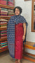 Maroon and Blue Cotton Suit with Ajrakh Dupatta