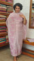 Lavender Muslin Suit with Applique Work