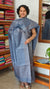Agean Blue Woven Noel Tussar Silk Suit - MNT4