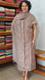 Taupe Chanderi and Organza Embroidered Suit - WL21