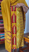 Mustard Ajrakh Printed Cotton Suit