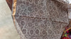 Greyish Beige Block Printed Kota Doria Saree - SQ39