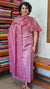 Mauve Semi Tussar Suit with Cross Stitch Embroidery - MTV6