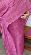 Pink Woven Semi Silk Suit - EW79