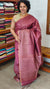 Burgundy Pure Moonga Tissue Silk Saree - SM32