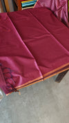 Burgundy Pure Moonga Tissue Silk Saree - SM32