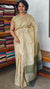 Light Beige Kota Saree with Hand Pita Work - KX45