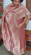 Dusty Mauve Banarasi Suit - 73SC