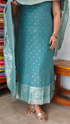 Teal Banarasi Suit - 73SC