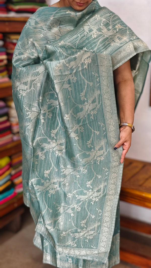Teal Banarasi Suit - 73SC