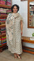 Semi Silk Suit - Beige and Grey - B - ETV9