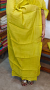 Lemon Yellow Muslin Chikankari Suit - SML9