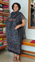 Blue and Black Bagru and Dabu Print Kota Doria Suit - GD331A