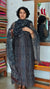 Blue and Black striped Bagru and Dabu Printed Kota Doria Suit - GD331A