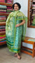Pine Green and Pear Green Block Printed Tussar Silk Suit - PTS25