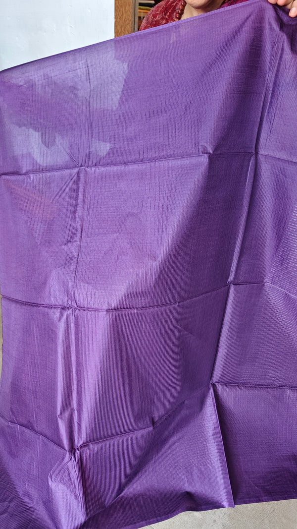 Purple Woven Semi Silk Saree - NU87