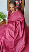 Deep Rose Semi Silk Saree - NU87