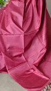 Deep Rose Semi Silk Saree - NU87