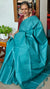 Teal Woven Semi Silk Saree - 2 - NU87