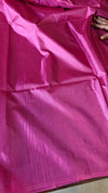 Dark Pink Woven Semi Tussar Silk Saree - NU87