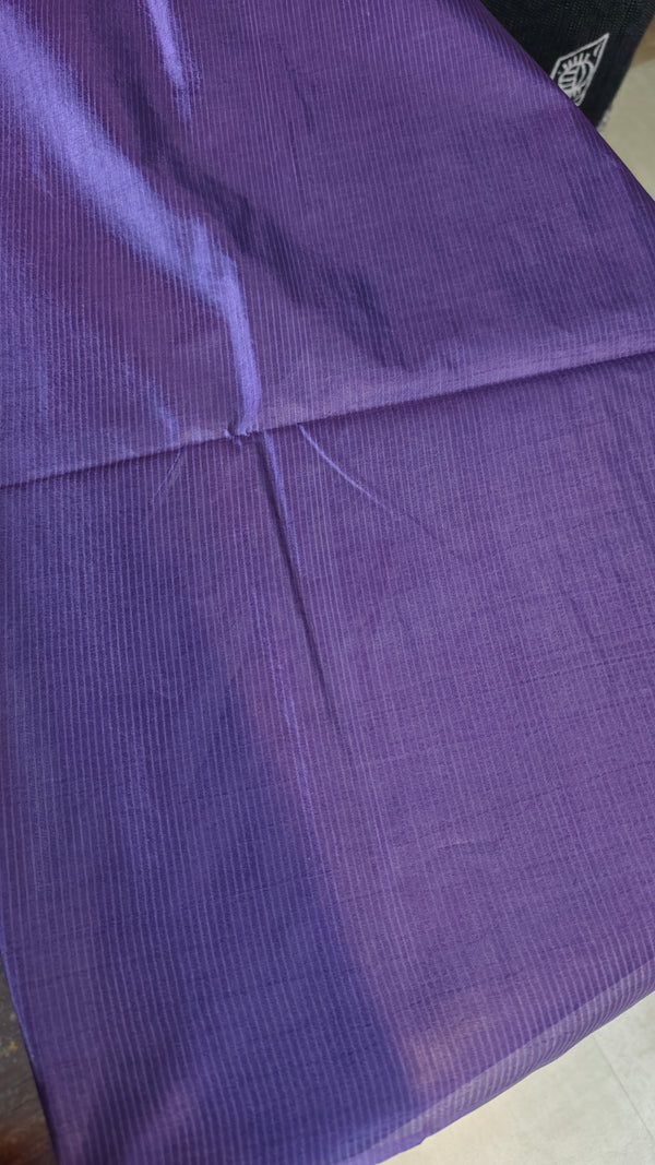 Purple Woven Semi Silk Saree - 2 - NU87